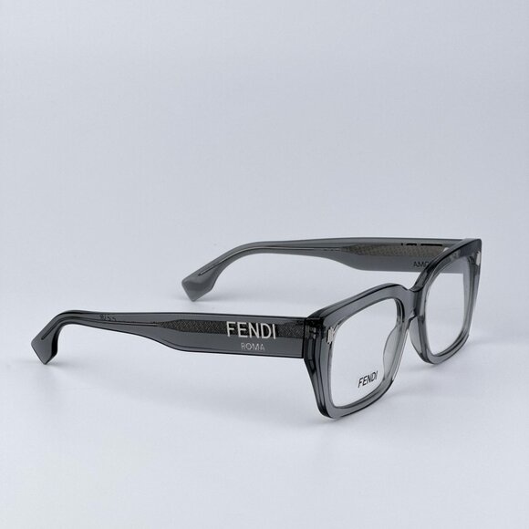 Fendi ROMA FE50094I 020 Women BRAND NEW Eyeglasses Rectangular Transparent Grey - Picture 6 of 9
